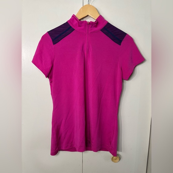 EP Golf Pink Short Sleeve Women's Top - Picture 3 of 4